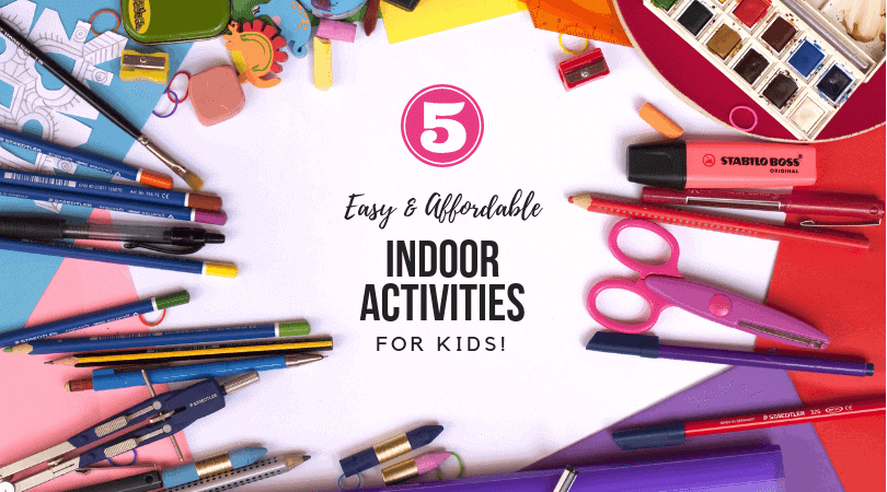 indoor activities for kids, easy indoor activities for kids, art activities for kids, creative indoor activities for kids