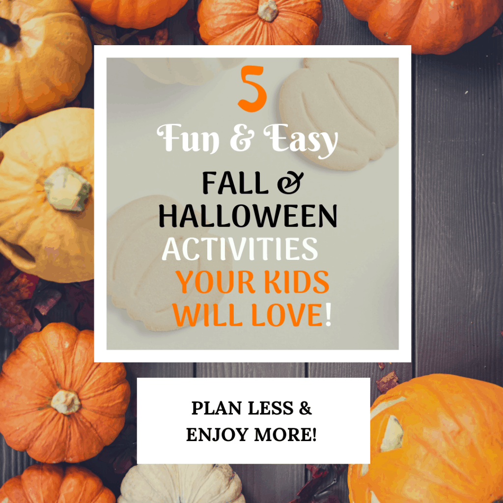 easy halloween ideas, easy fall activities for kids, family halloween activities, fun family activities for fall, pumpkin painting, affordable family activities for halloween