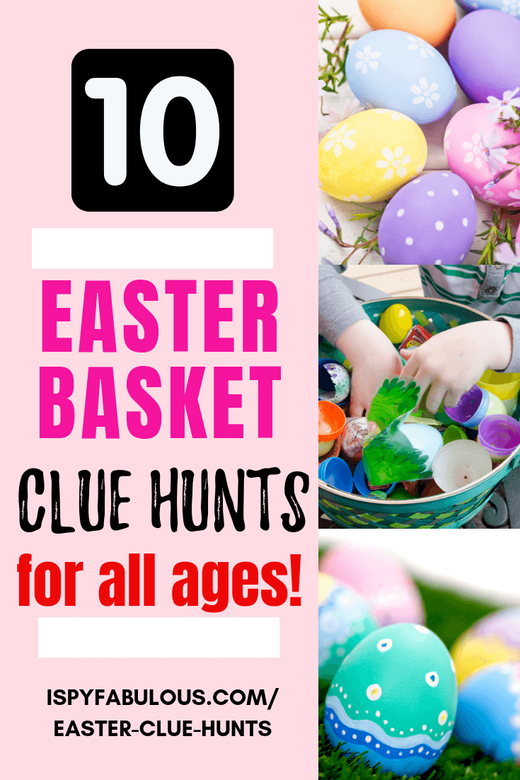 10 Best Easter Basket Scavenger Hunts with Free Printables! I Spy