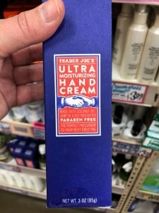 Trader Joe's hand cream