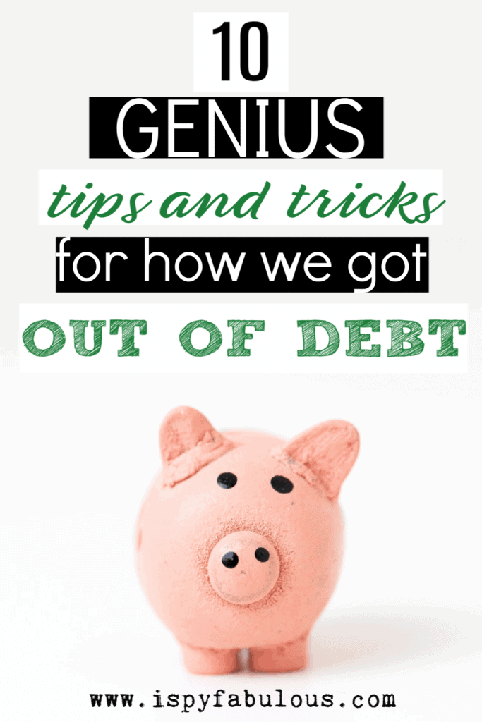 how to get out of debt