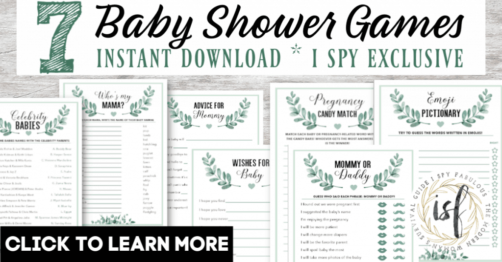 baby shower games