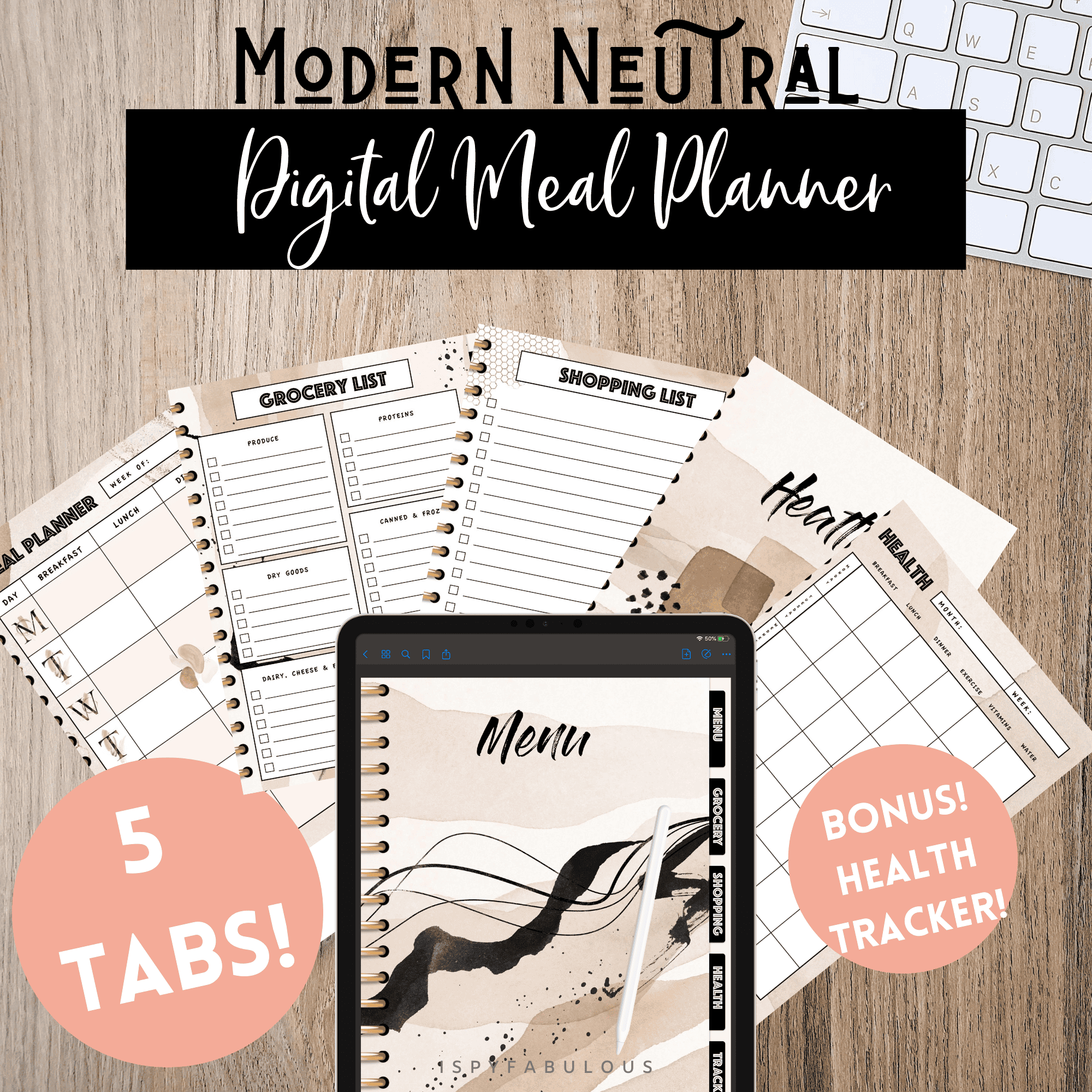 digital meal planner