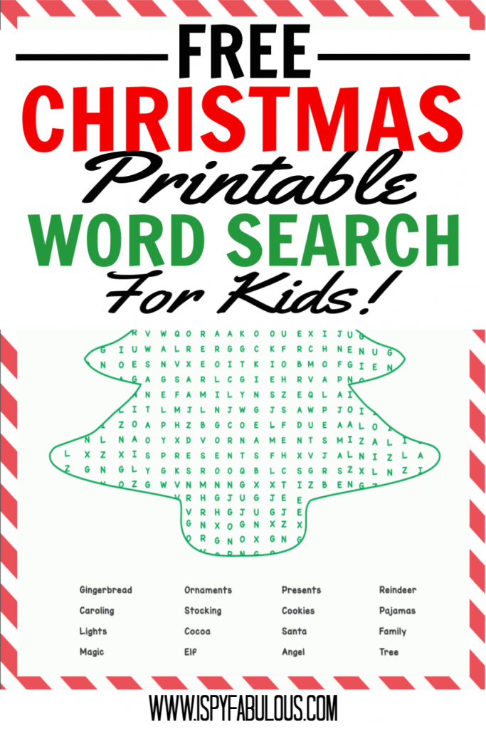 christmas word search