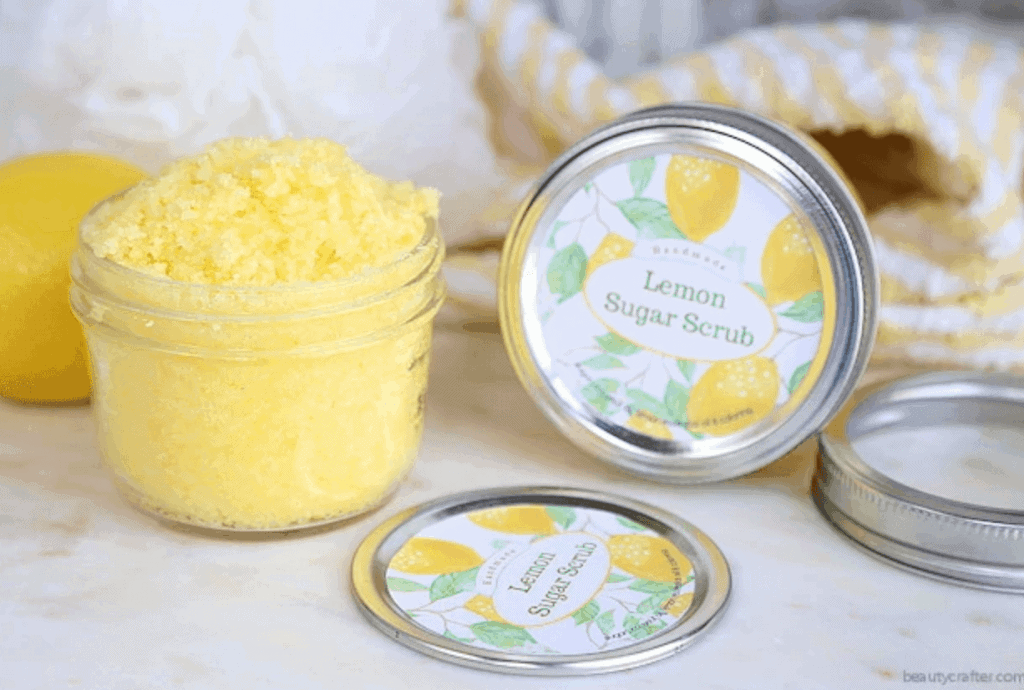 homemade body scrub