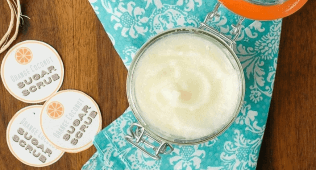 homemade body scrub