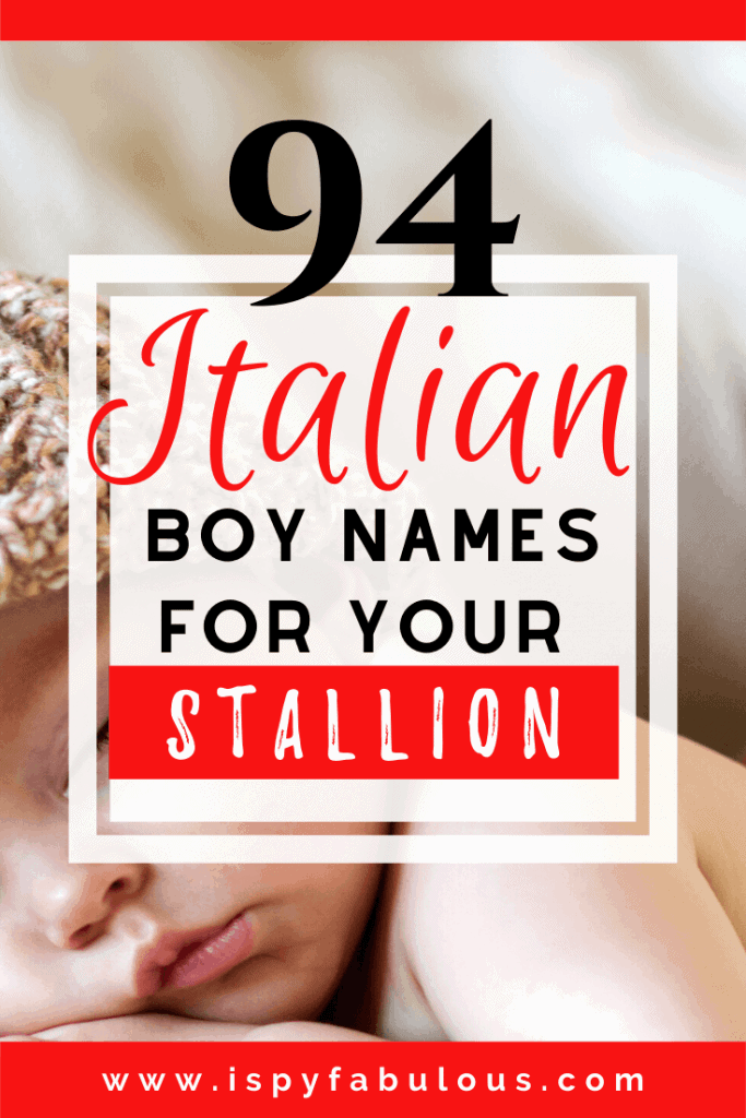 In your italian handsome How to