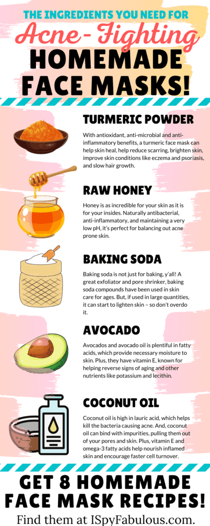 homemade face masks for acne