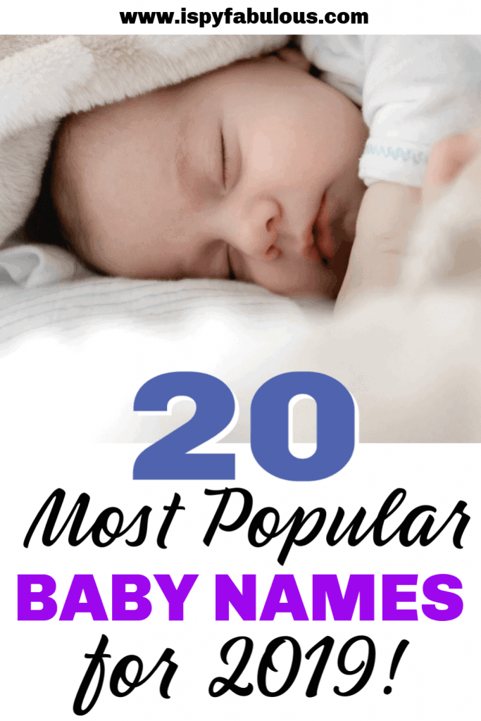 top baby names 2019