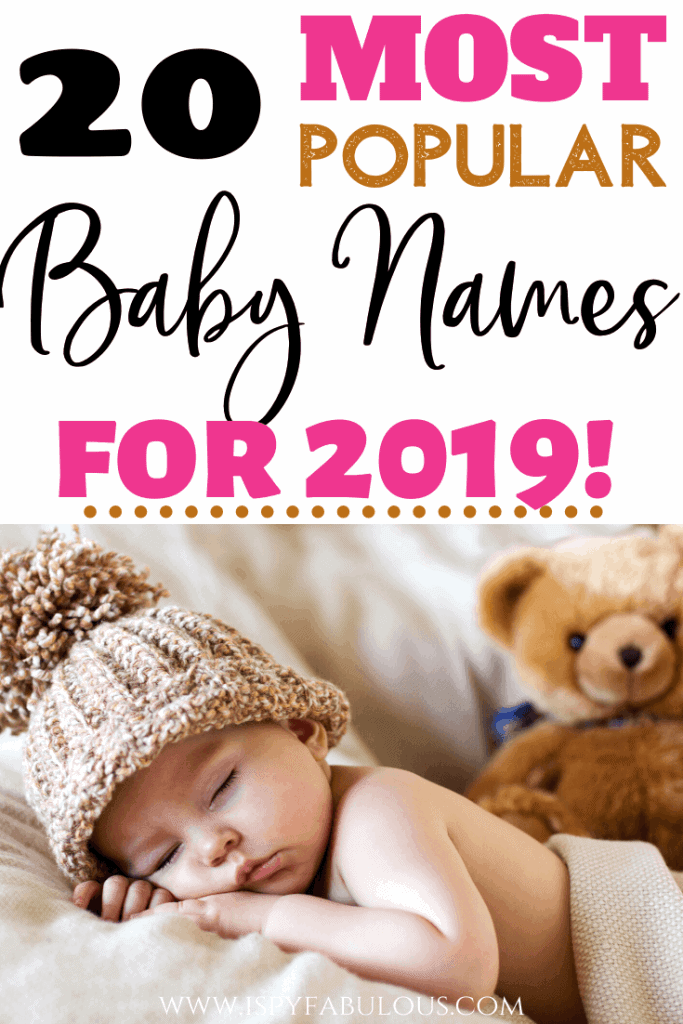 top baby names 2019