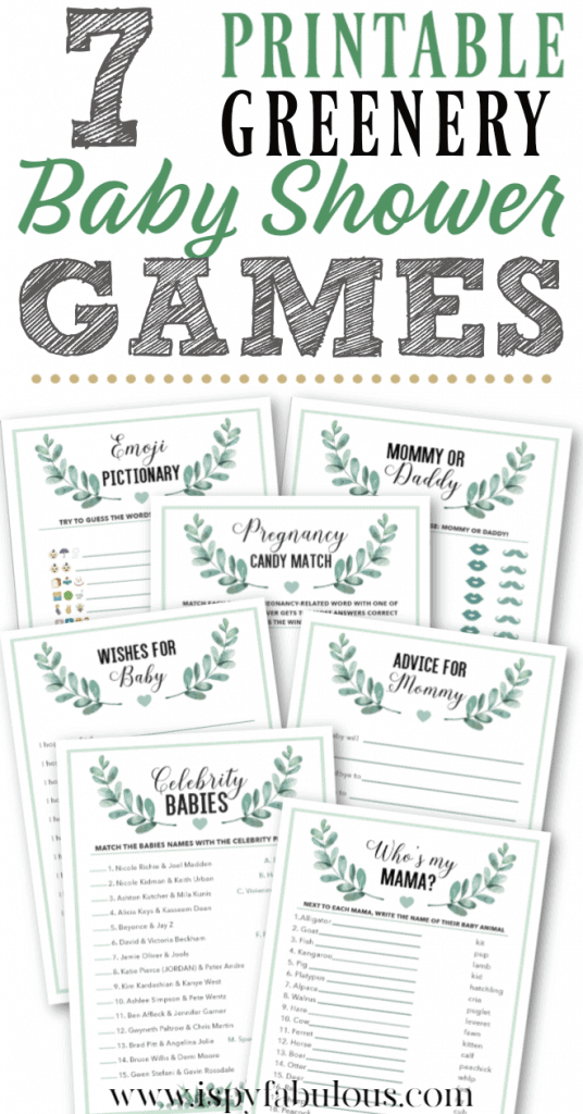 baby shower games