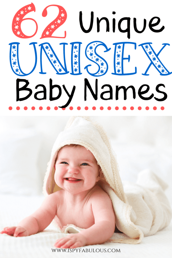 60+ Unique Unisex Names Everyone Will Love! I Spy Fabulous