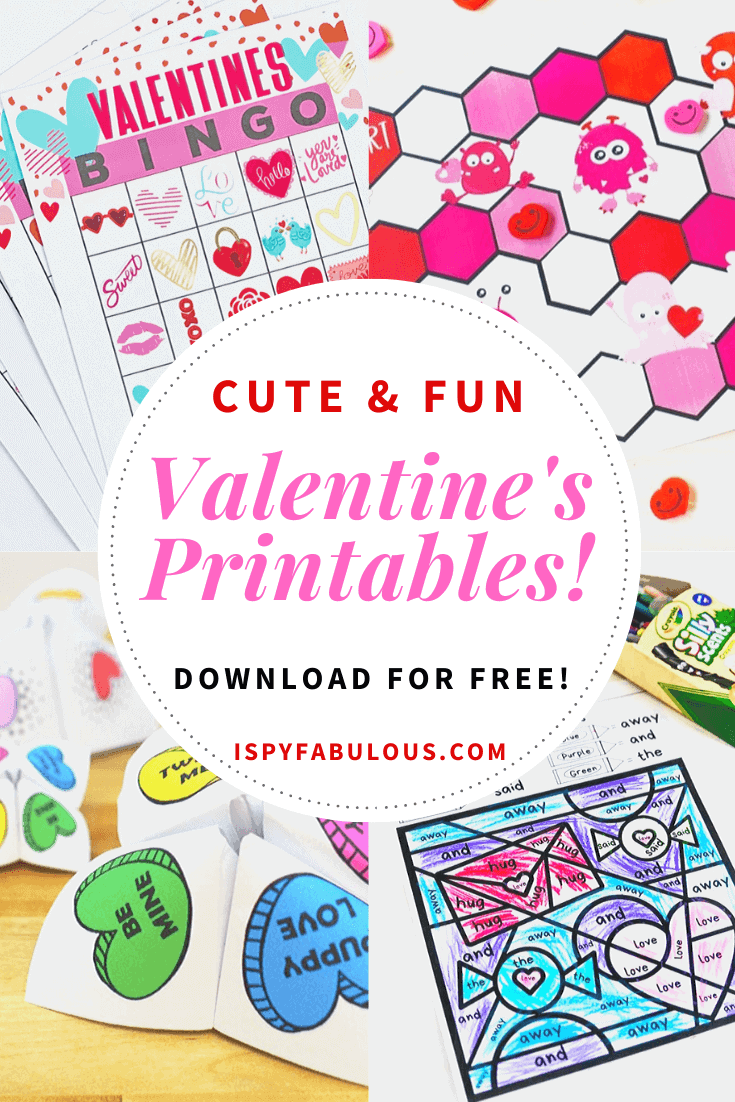 18 Free Valentine’s Day Games & Printable Activities for Kids!