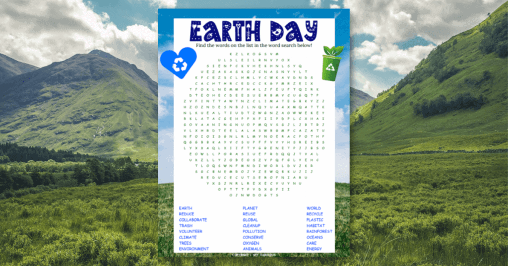 earth day activities for kids