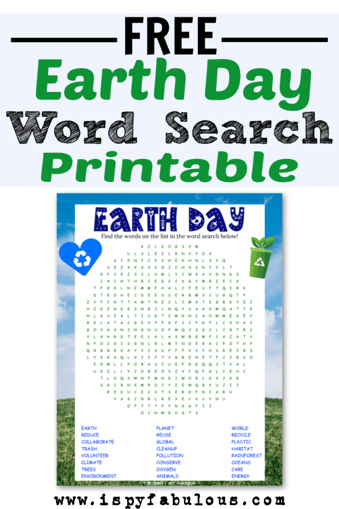 free colorful earth day word search printable i spy