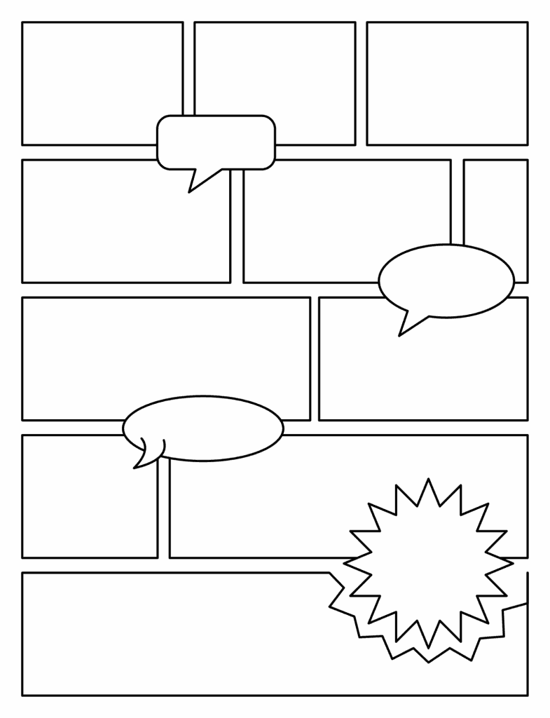 5-free-blank-comic-pages-to-draw-your-own-comics-i-spy-fabulous