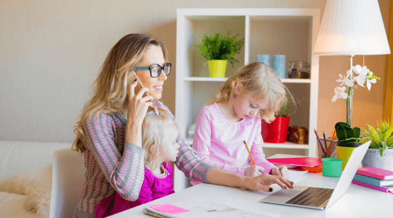 how to work from home with kids