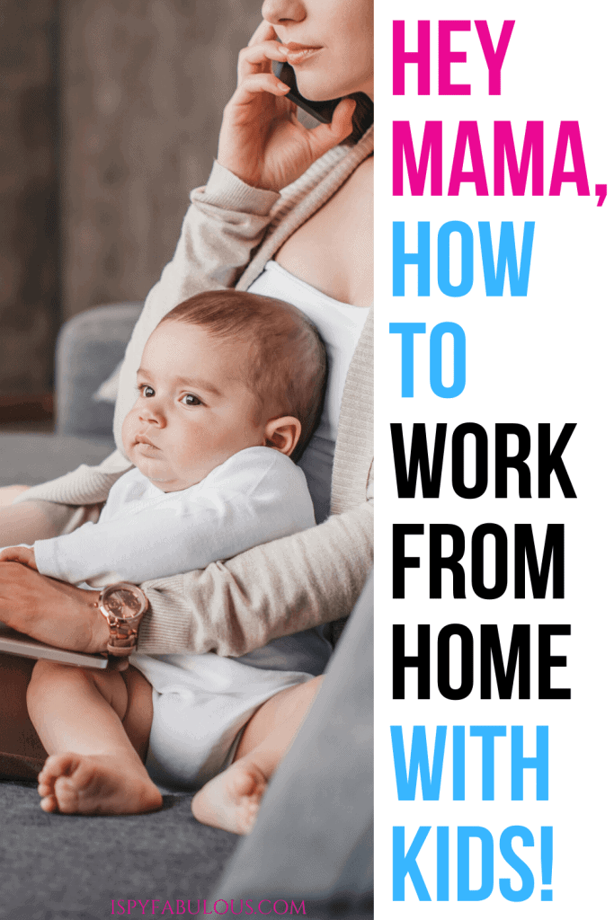 how to work from home with kids