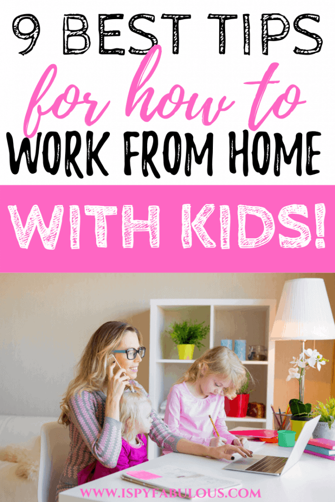 how to work from home with kids