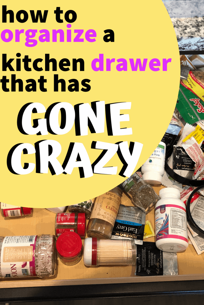 how to organize a kitchen drawer