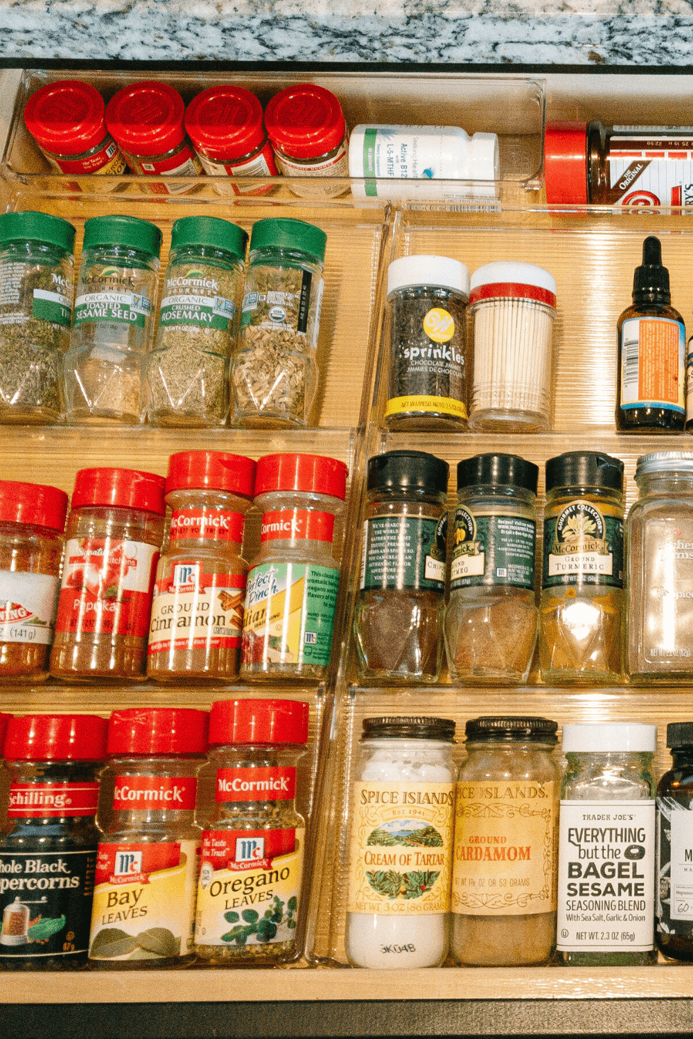 How To Organize a Spice Drawer That Has Gone Crazy!