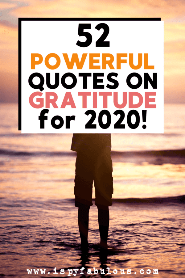 52 Powerful Gratitude Quotes to Help Us Focus on the Good! - I Spy Fabulous