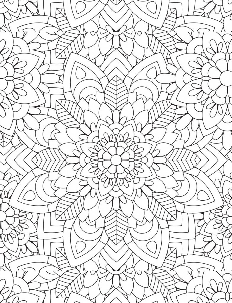 adult coloring page