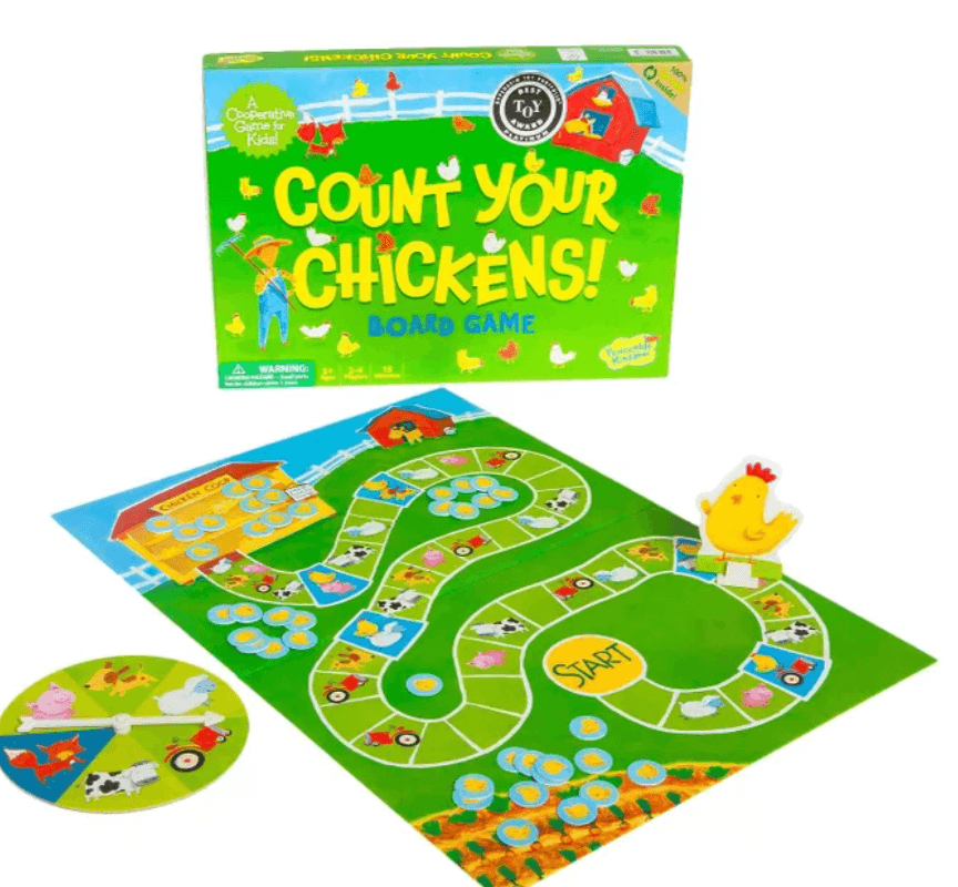 best board games for young kids, count your chickens