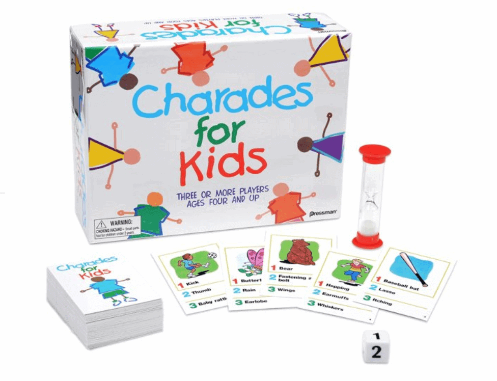 best board games for young kids, charades for kids