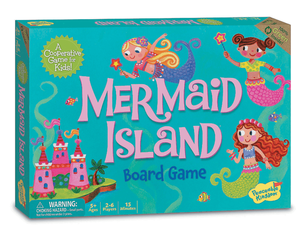 best board games for young kids, mermaid island