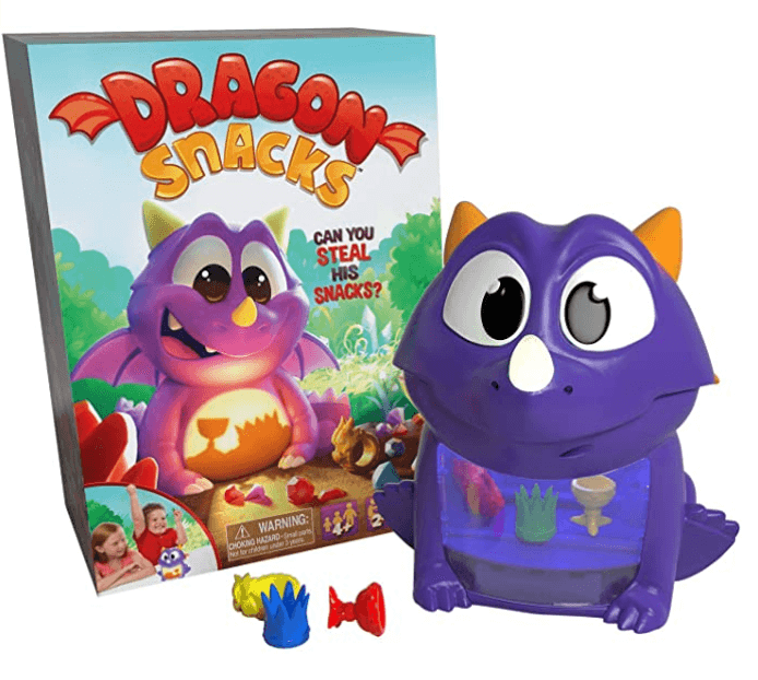 best board games for young kids, dragon snacks