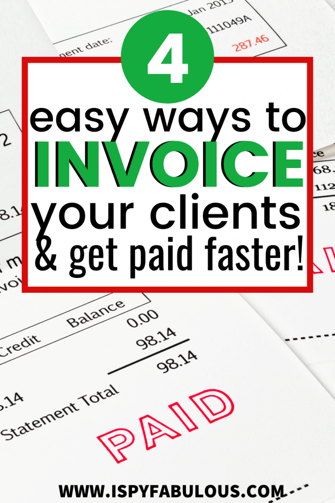 how to invoice