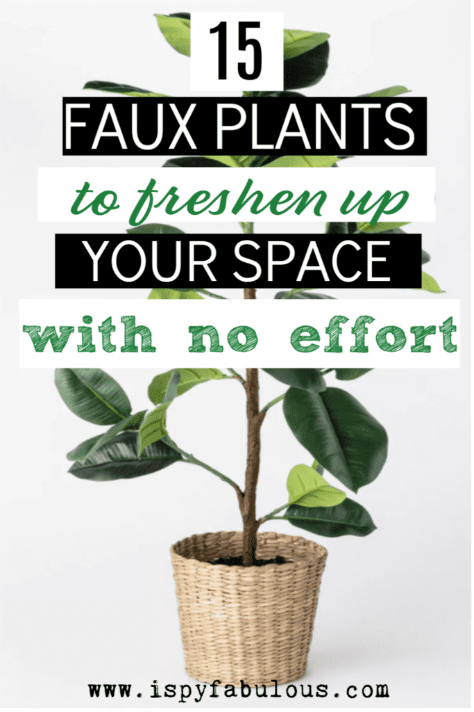 faux plants