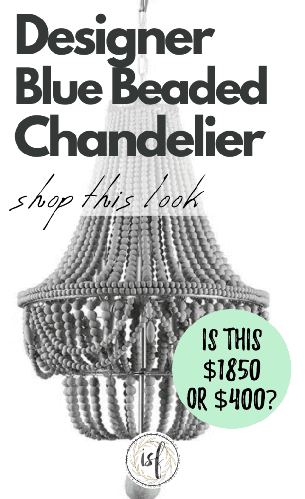 beaded chandelier