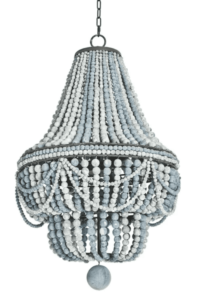 beaded chandelier