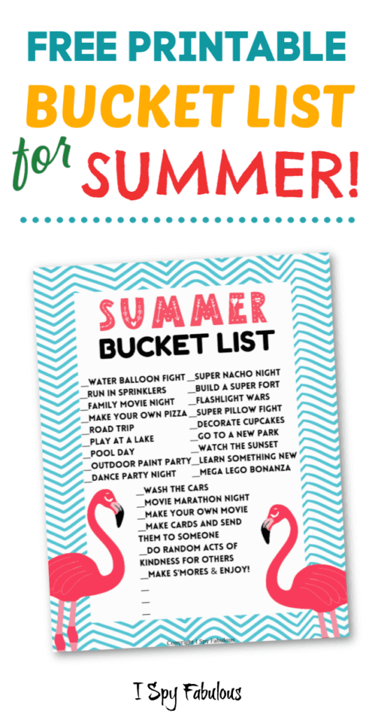 summer bucket list