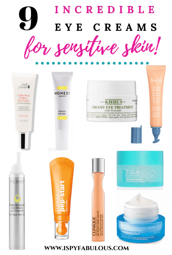 eye creams for sensitive skin