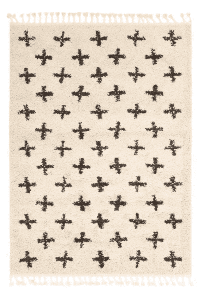 anthropologie cross rug