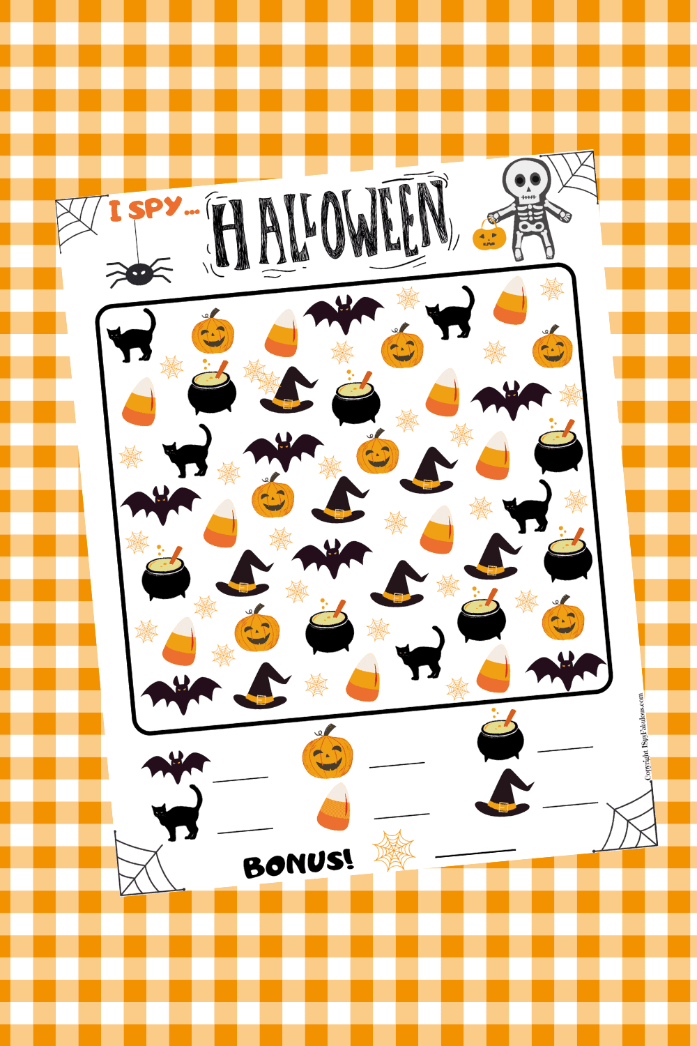 Super Fun & Free I Spy Halloween Printable! I Spy Fabulous