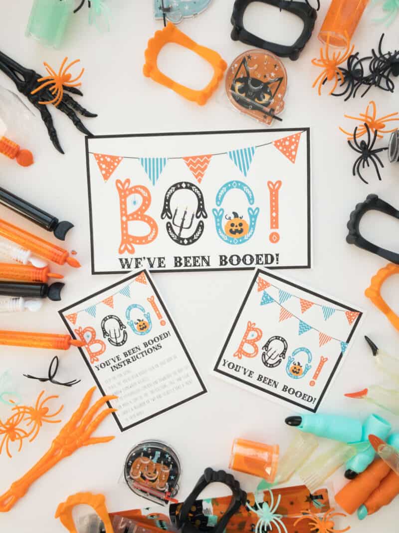 The Best Free Halloween BOO (You’ve Been BOOed) Printable Set!