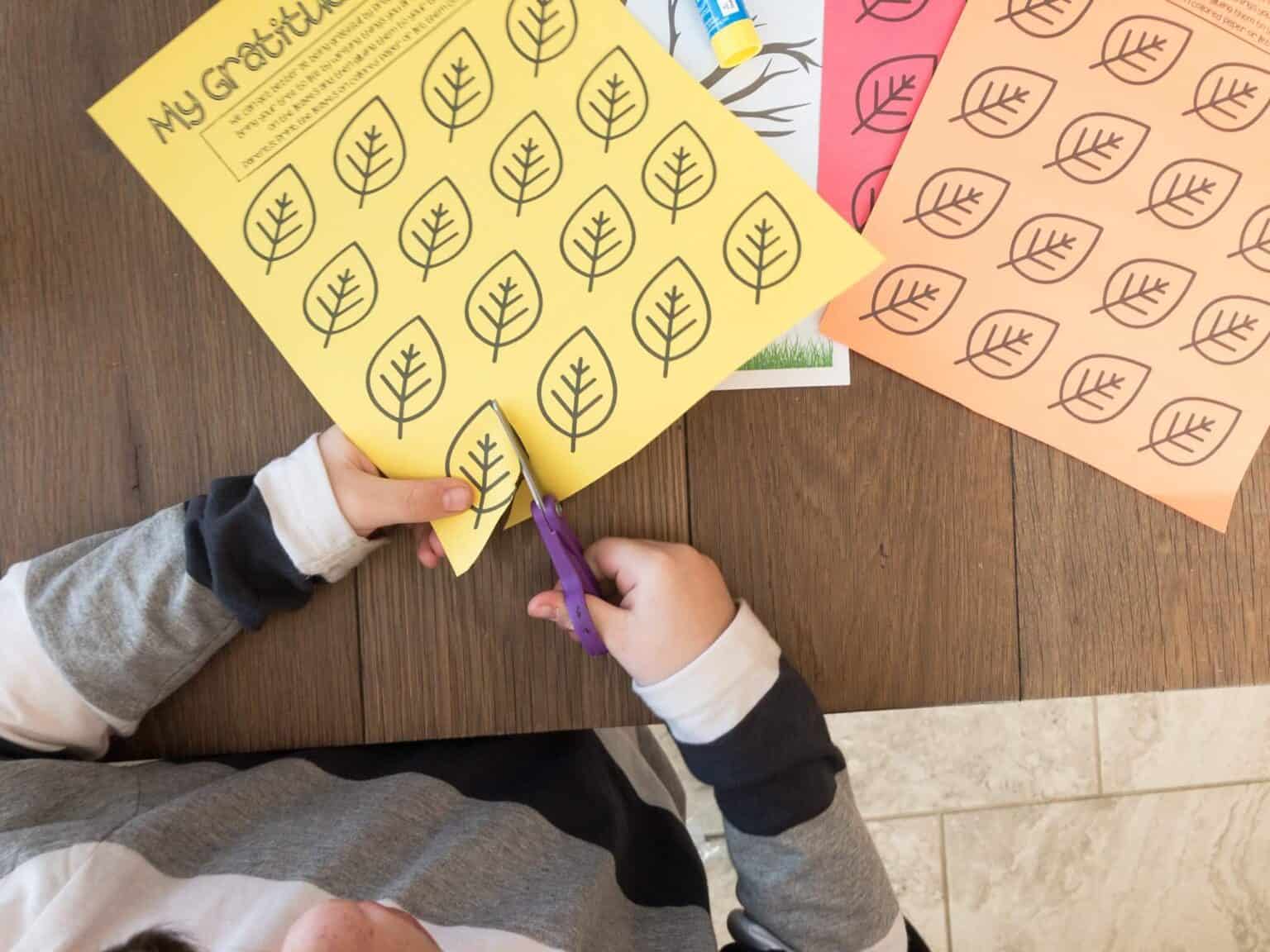 Free gratitude tree printable activity for kids i spy fabulous