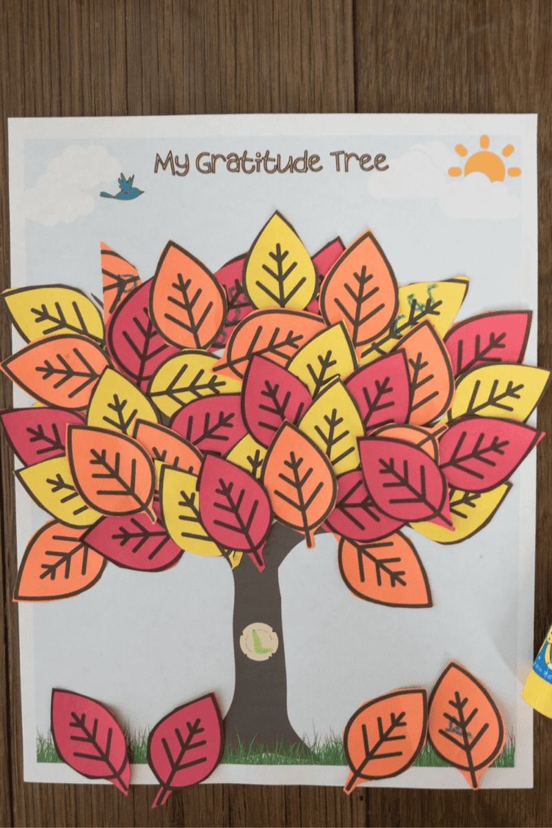 Free Gratitude Tree Printable Activity for Kids!