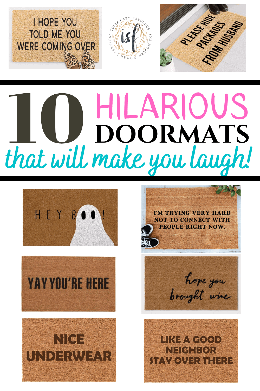 funny doormats