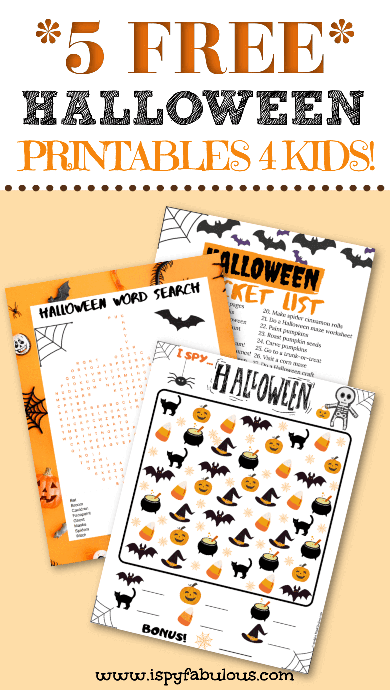 halloween printables for kids