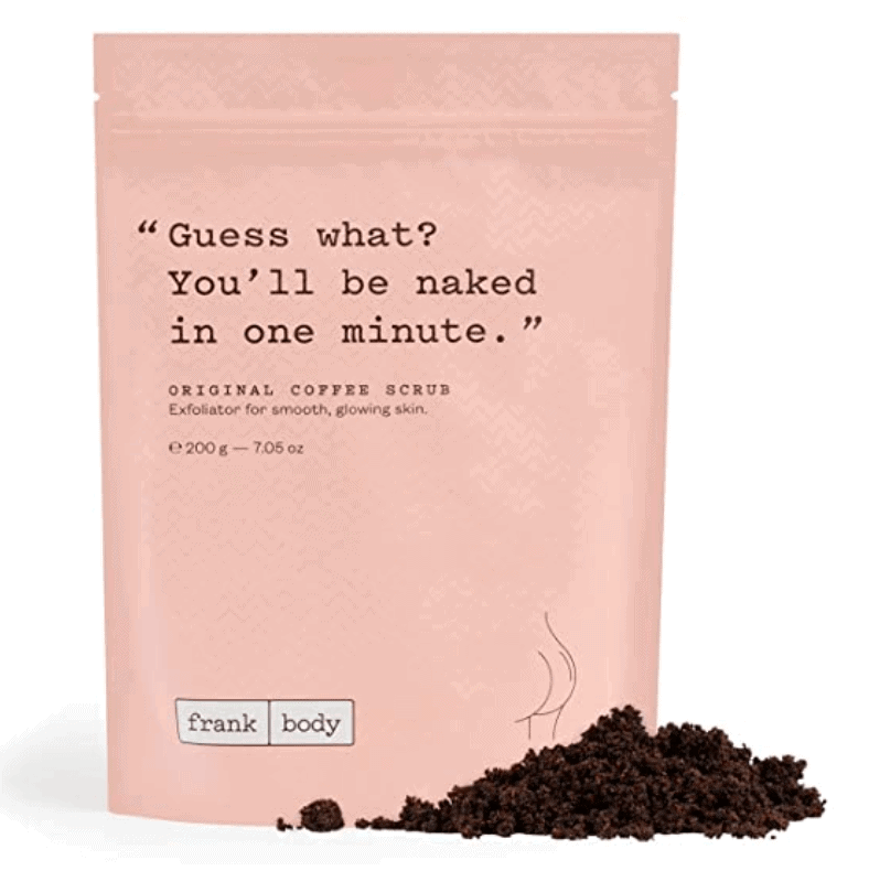 gifts for coffee lovers - coffee body scrub