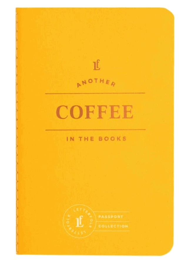 gifts for coffee lovers - coffee journal