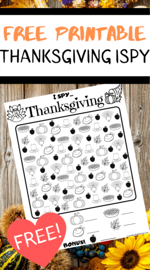 Free &amp; Festive I Spy Thanksgiving Printable! - I Spy Fabulous