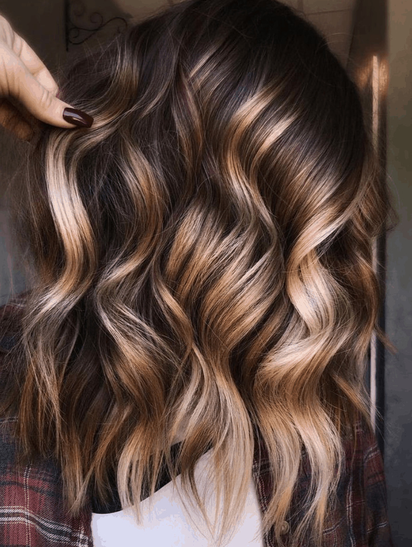 caramel balayage