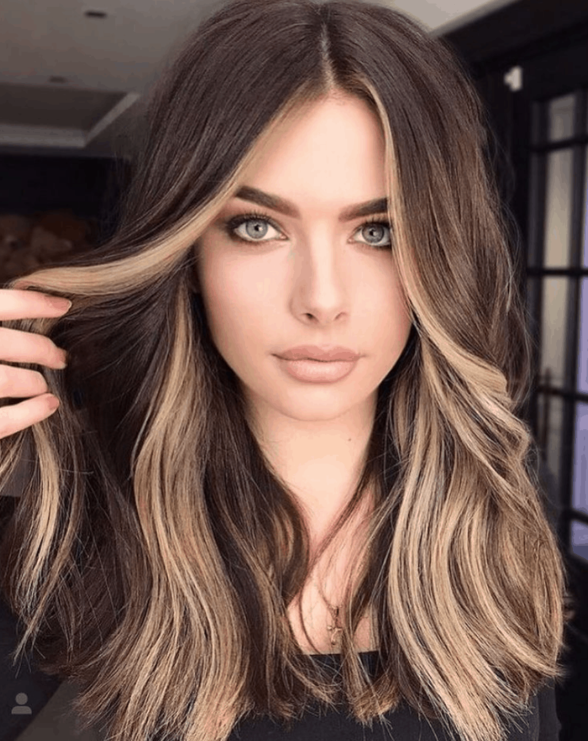 brown balayage