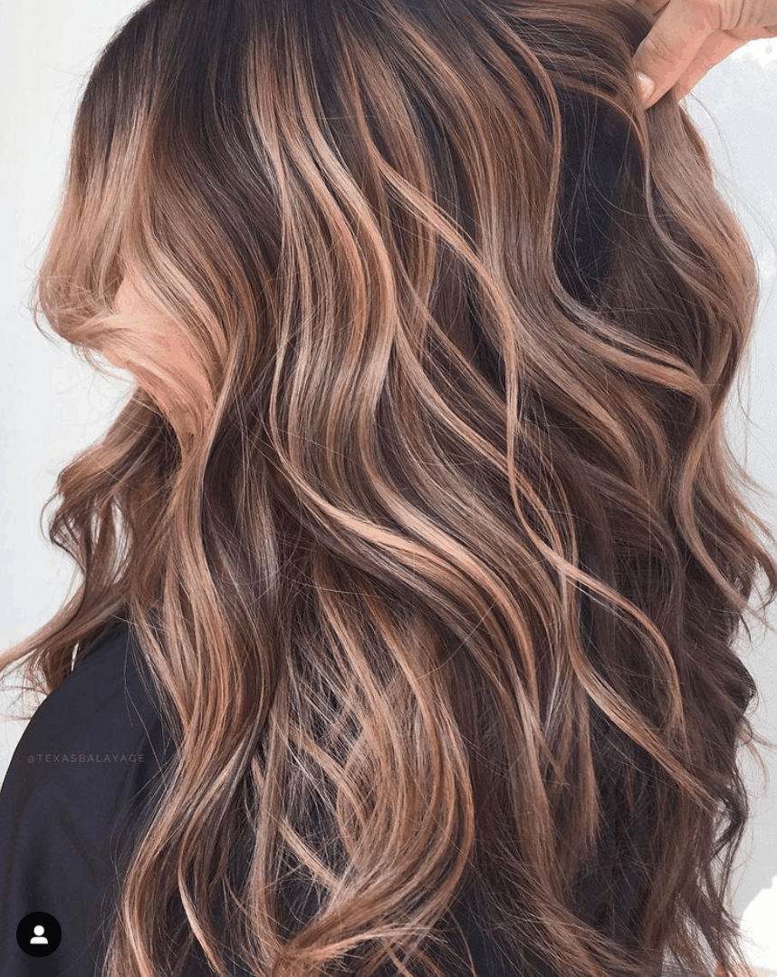 brown balayage brown balayage